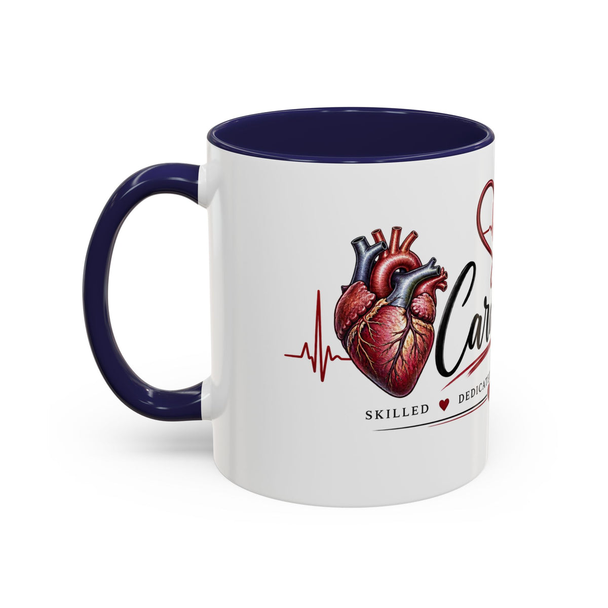 Cardiologist Appreciation Mug | Heart & ECG Design