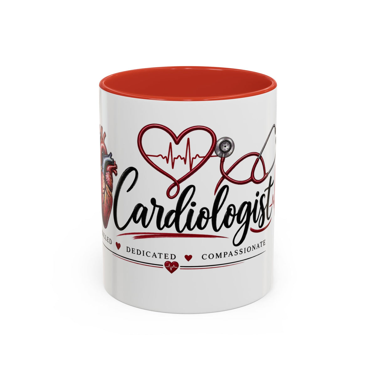 Cardiologist Appreciation Mug | Heart & ECG Design