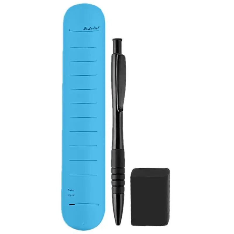 Reusable Writable Memo Wristband Set with Pen & Eraser