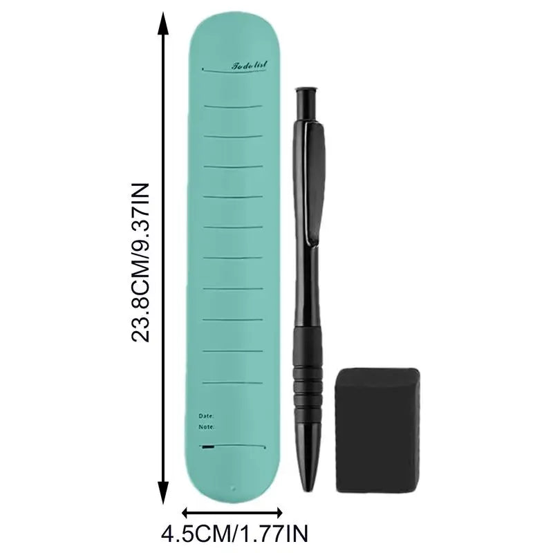 Reusable Writable Memo Wristband Set with Pen & Eraser