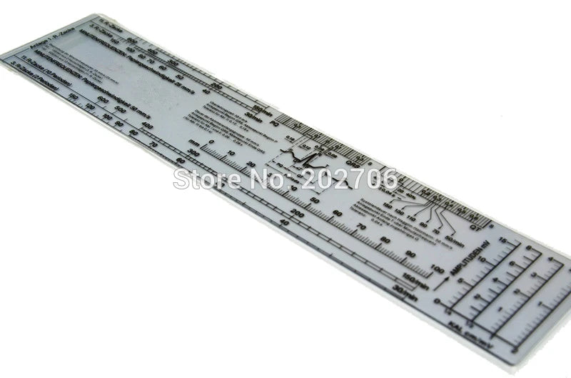 ECG/EKG Measurement Ruler – Cardiac & Nursing Reference Tool