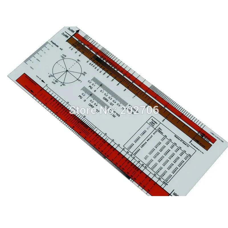 ECG/EKG Measurement Ruler – Cardiac & Nursing Reference Tool
