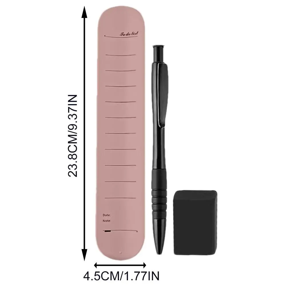 Reusable Writable Memo Wristband Set with Pen & Eraser