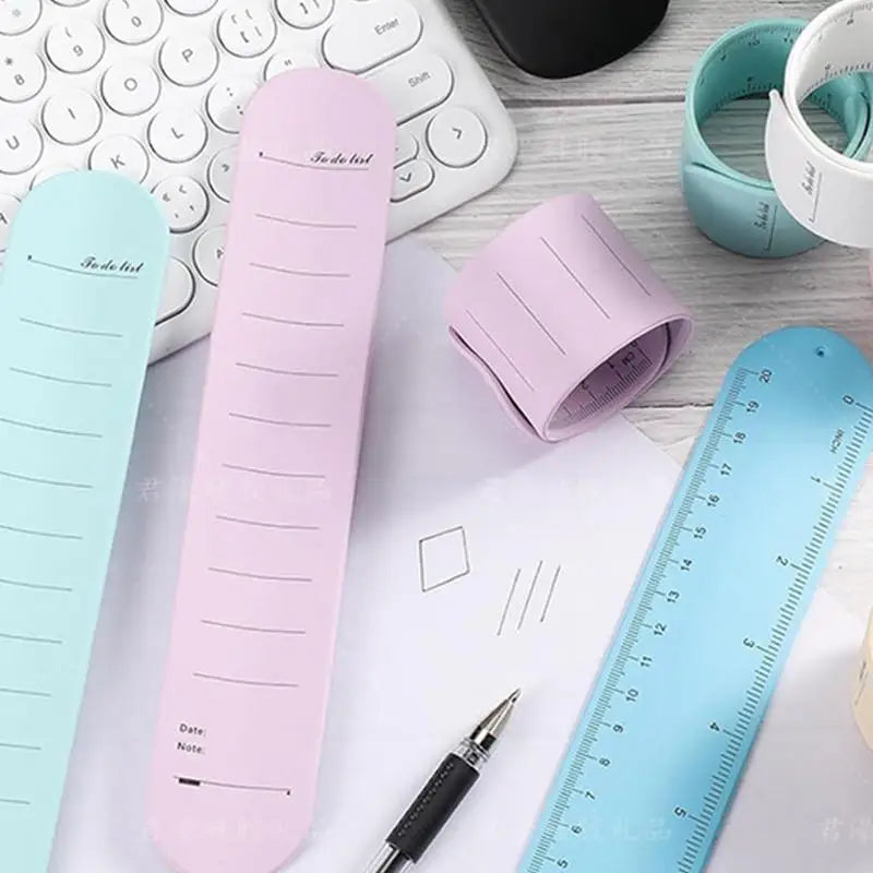 Reusable Writable Memo Wristband Set with Pen & Eraser
