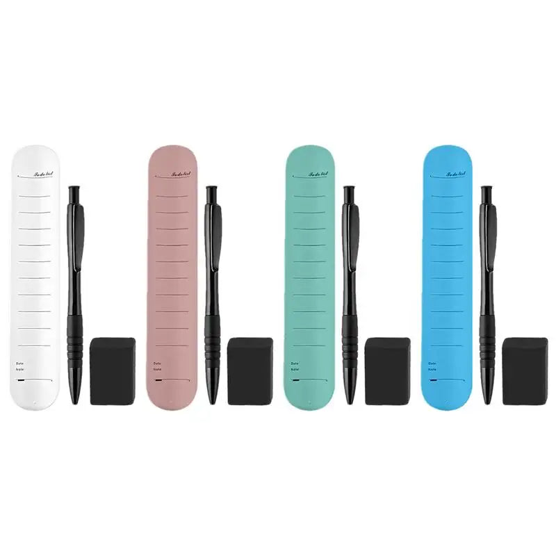 Reusable Writable Memo Wristband Set with Pen & Eraser