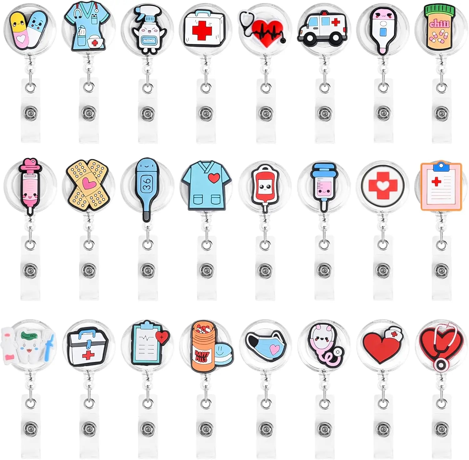 Medical Retractable Badge Reel