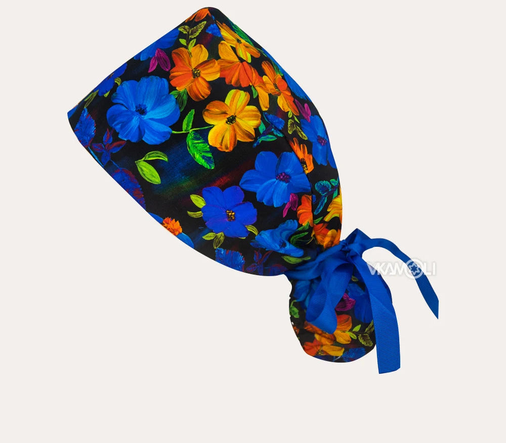 Jamjaris Adjustable Ponytail Scrub Cap