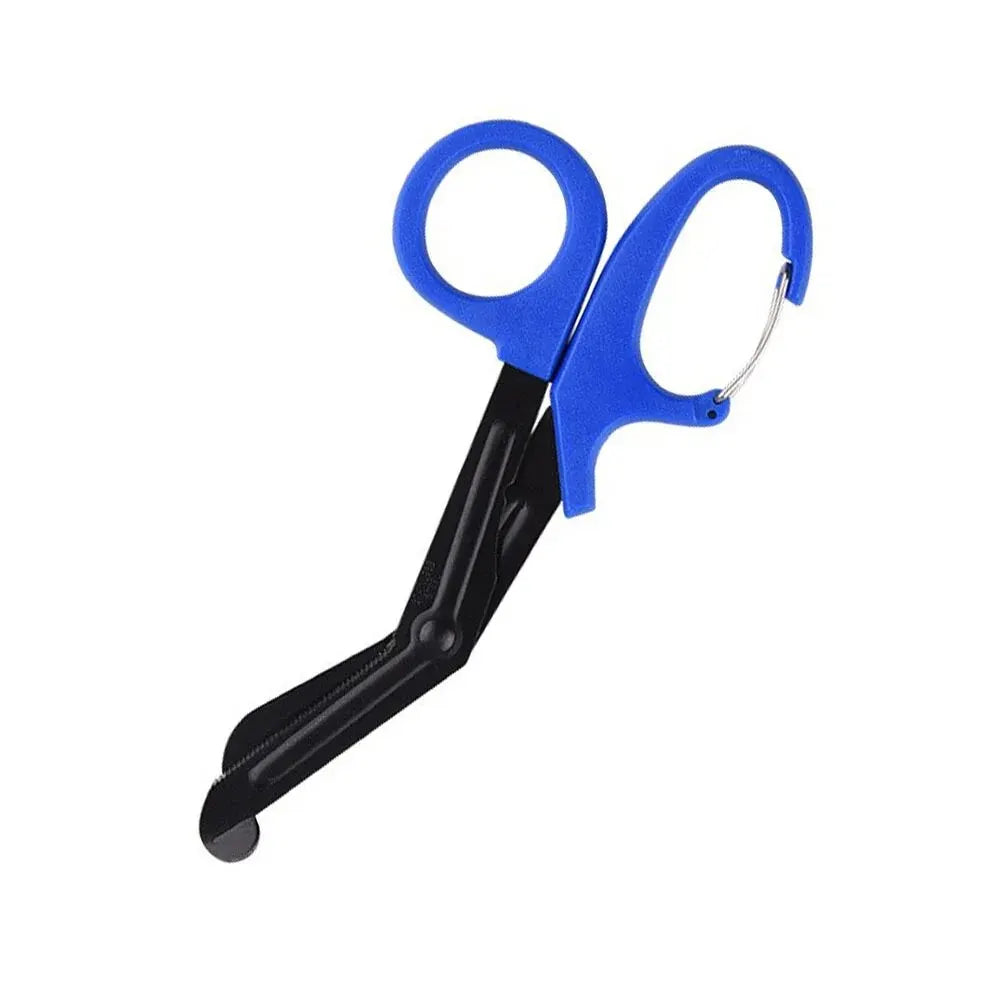 Medical Trauma Shears with Clip – Stainless Steel Bandage Scissors