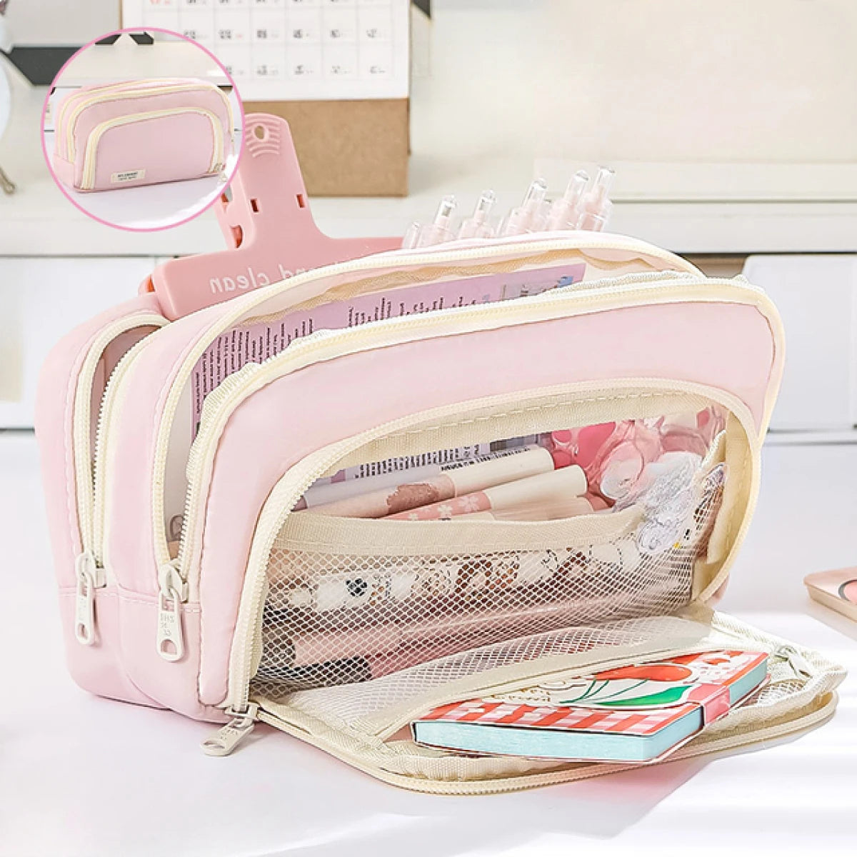 Healthcare Professional Utility Organizer Pouch | Multi-Compartment Work Essentials Bag