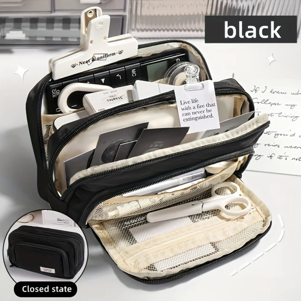 Healthcare Professional Utility Organizer Pouch | Multi-Compartment Work Essentials Bag