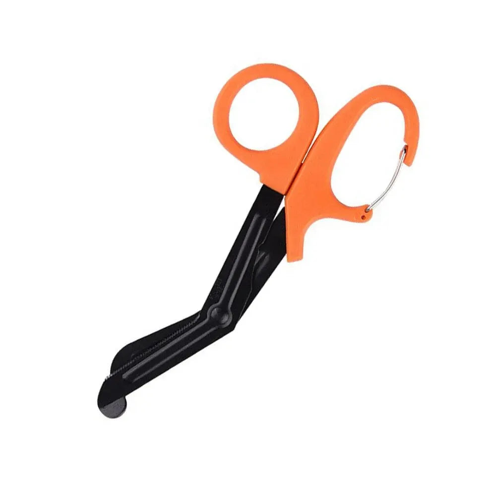 Medical Trauma Shears with Clip – Stainless Steel Bandage Scissors