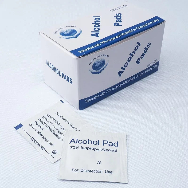 70% Isopropyl Alcohol Prep Pads – 100 Count