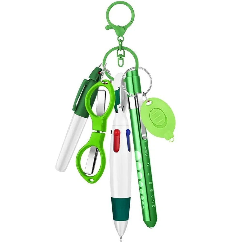 Healthcare Worker Retractable Badge Reel Mini Tool Set