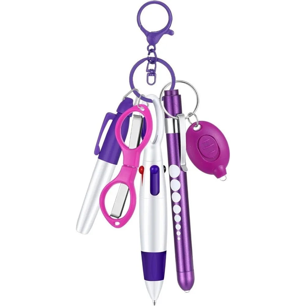 Healthcare Worker Retractable Badge Reel Mini Tool Set
