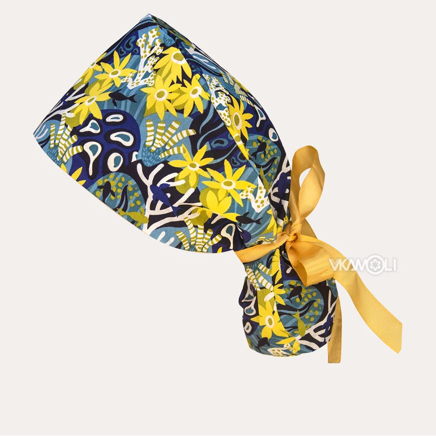 Jamjaris Adjustable Ponytail Scrub Cap