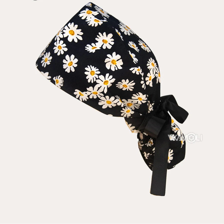 Jamjaris Adjustable Ponytail Scrub Cap