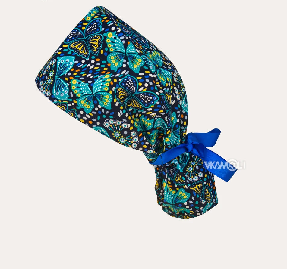 Jamjaris Adjustable Ponytail Scrub Cap
