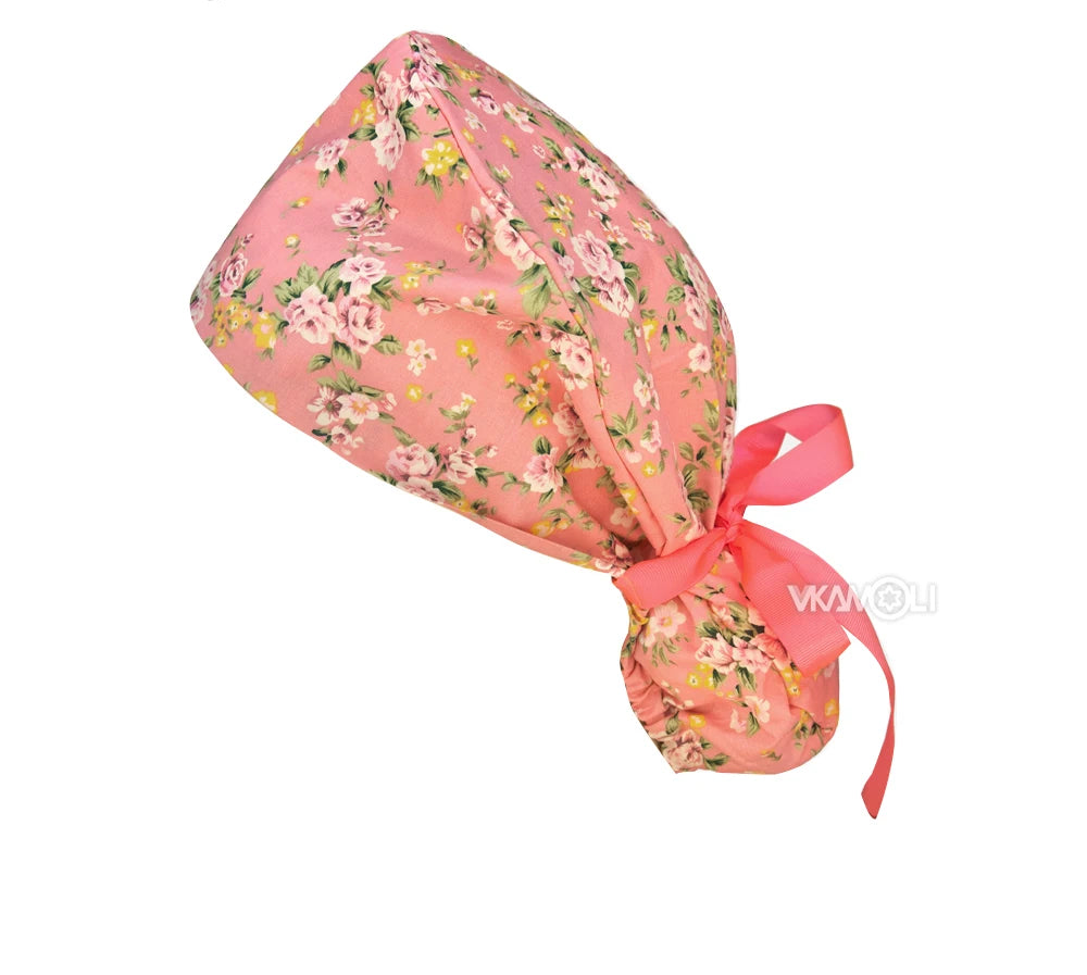 Jamjaris Adjustable Ponytail Scrub Cap