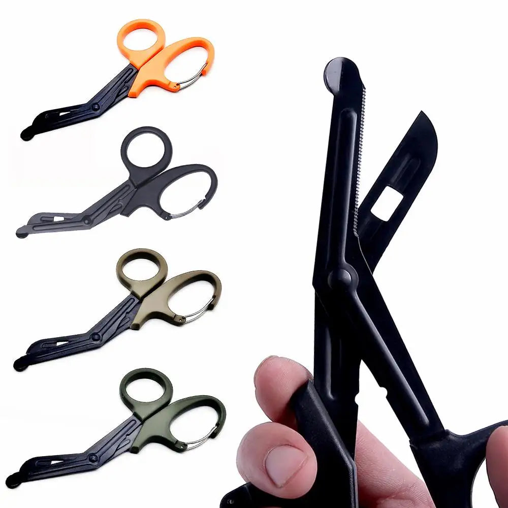 Medical Trauma Shears with Clip – Stainless Steel Bandage Scissors