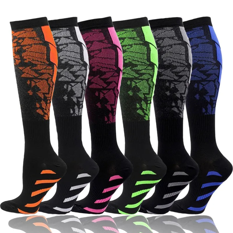 Jamjaris 20–30 mmHg Patterned Compression Socks