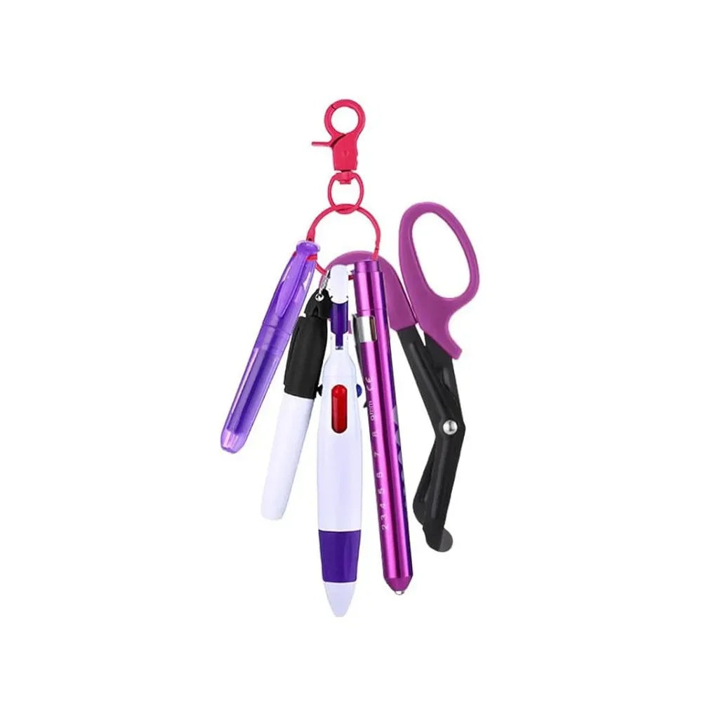 Healthcare Worker Retractable Badge Reel Mini Tool Set