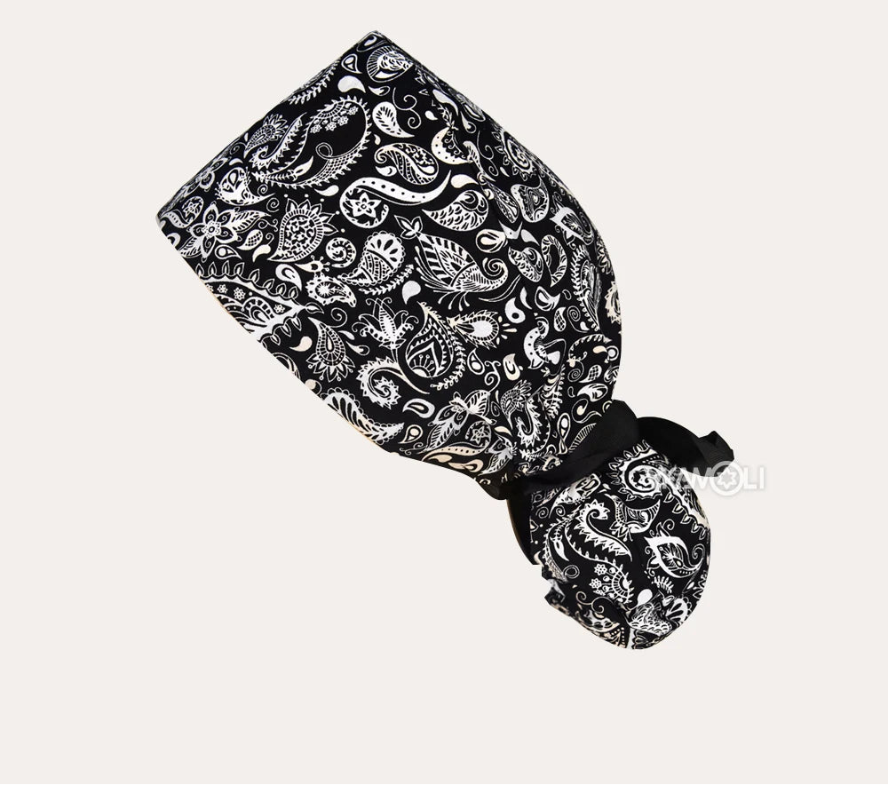 Jamjaris Adjustable Ponytail Scrub Cap