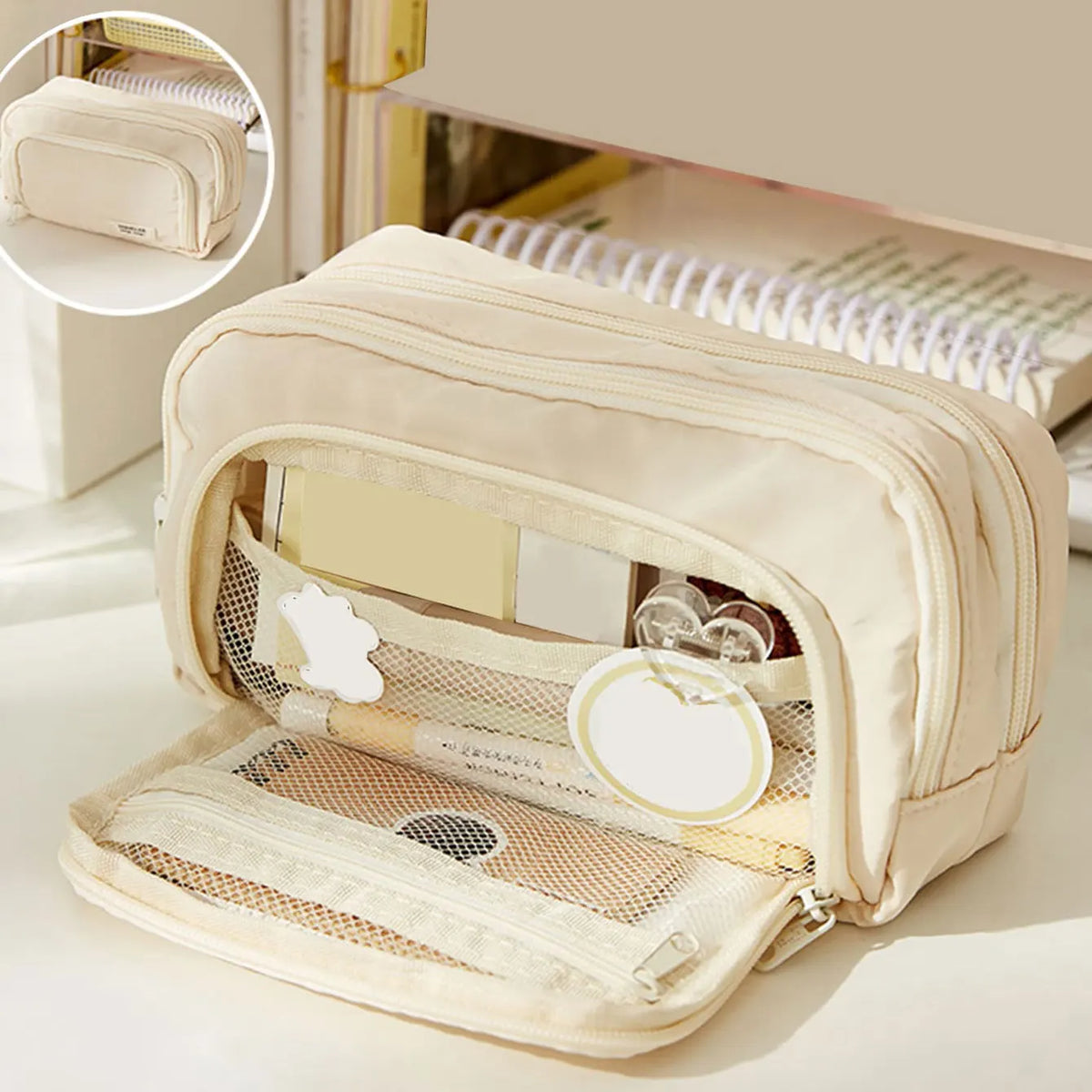 Healthcare Professional Utility Organizer Pouch | Multi-Compartment Work Essentials Bag