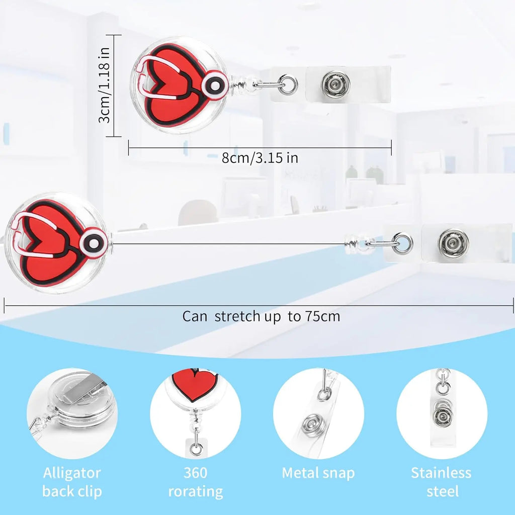 Medical Retractable Badge Reel
