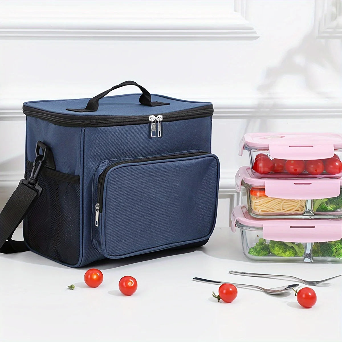 Jamjaris Insulated Wide Lunch Bag