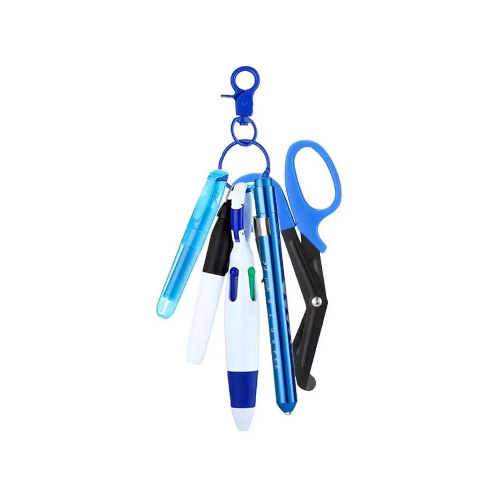 Healthcare Worker Retractable Badge Reel Mini Tool Set