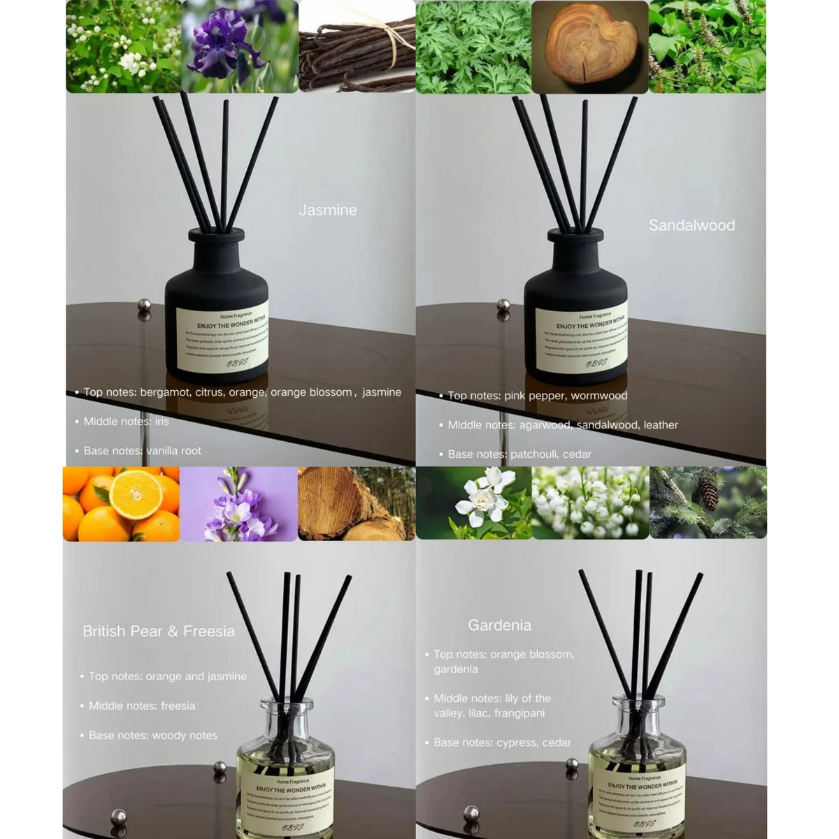 Mini Reed Diffuser – 50ml Home Fragrance