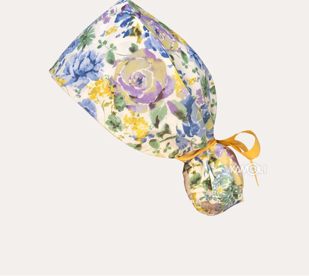 Jamjaris Adjustable Ponytail Scrub Cap