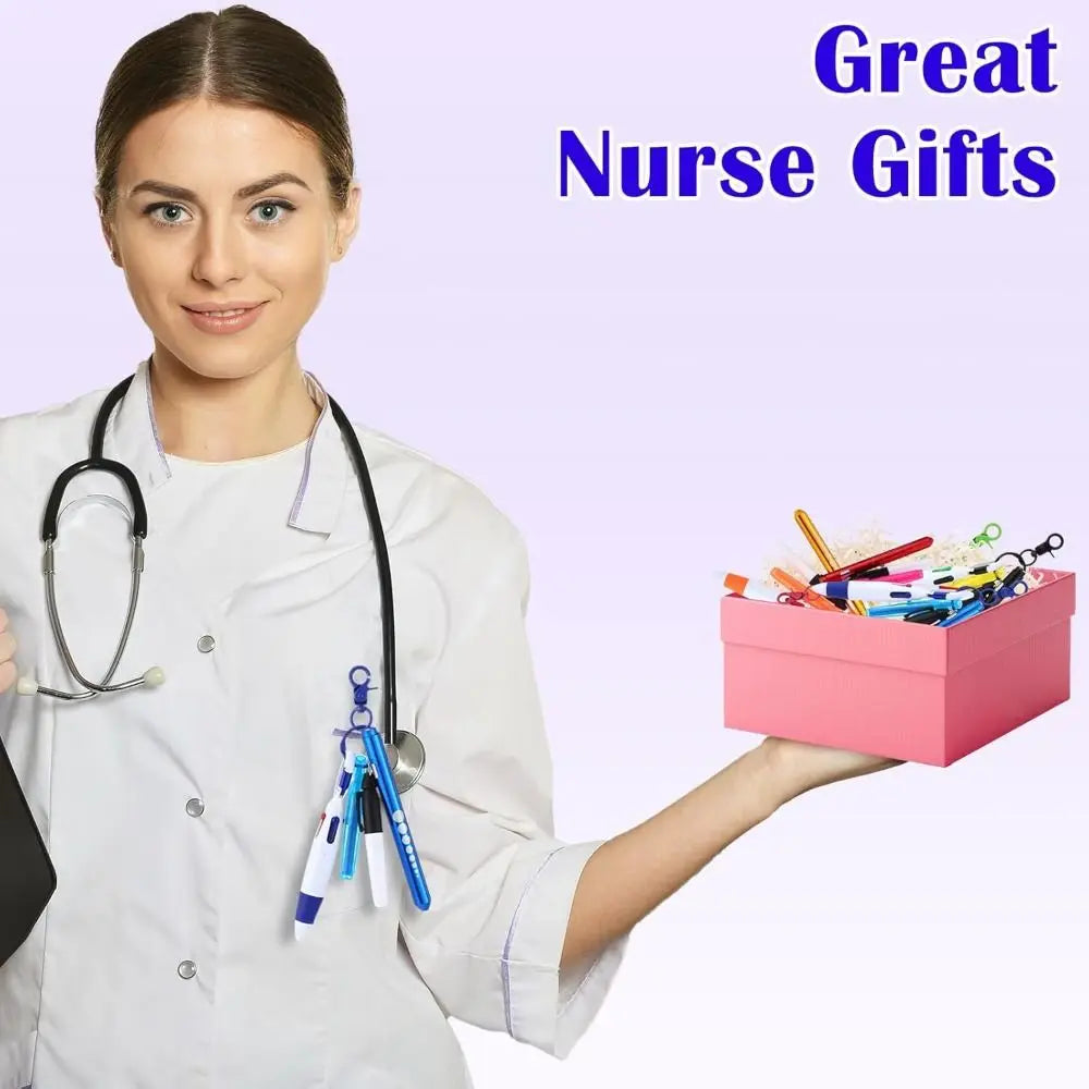 Healthcare Worker Retractable Badge Reel Mini Tool Set