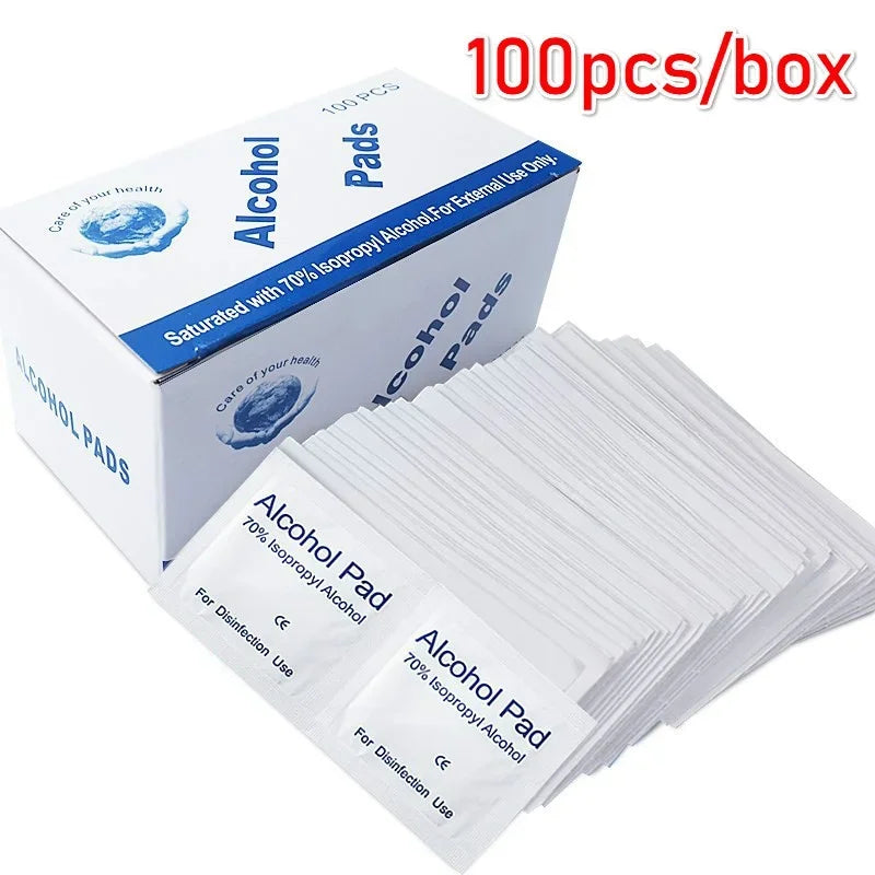 70% Isopropyl Alcohol Prep Pads – 100 Count
